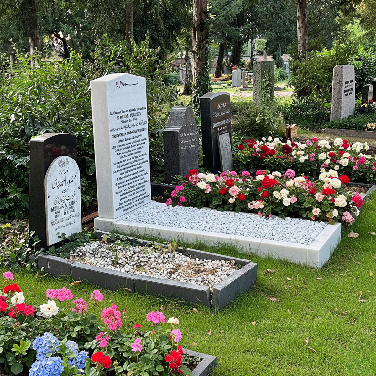 Klassische Grabsteine